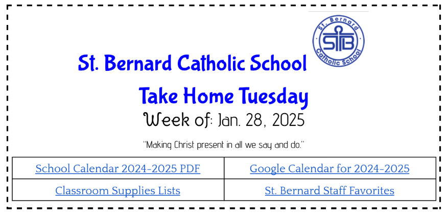 Take Home Tuesday 1.28.25